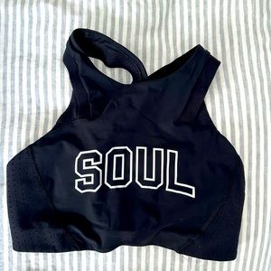 SoulCycle x Lululemon High Neck Bra Size 6